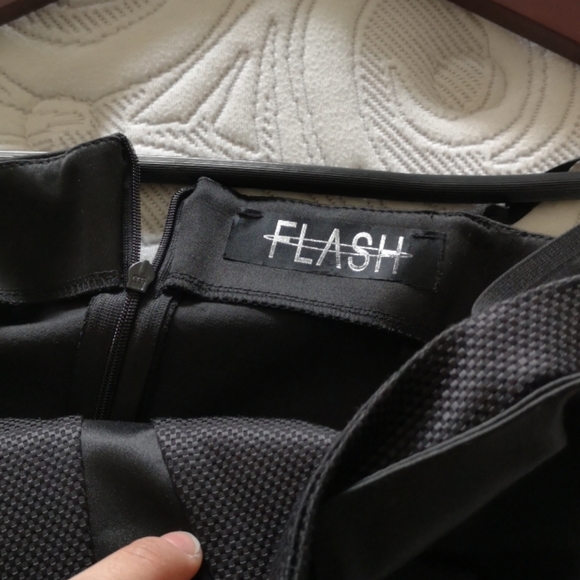 NWOT Midi black cocktail dress with bow - Picture 4 of 15